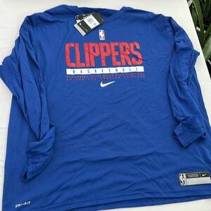 Men’s Nike LA Clippers Long Sleeve Practice Top 3XL - New